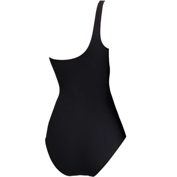 Profile by Gottex Swimsuit Womens Black One Shoulder Pool Side Tummy Control NWT - Picture 7 of 9